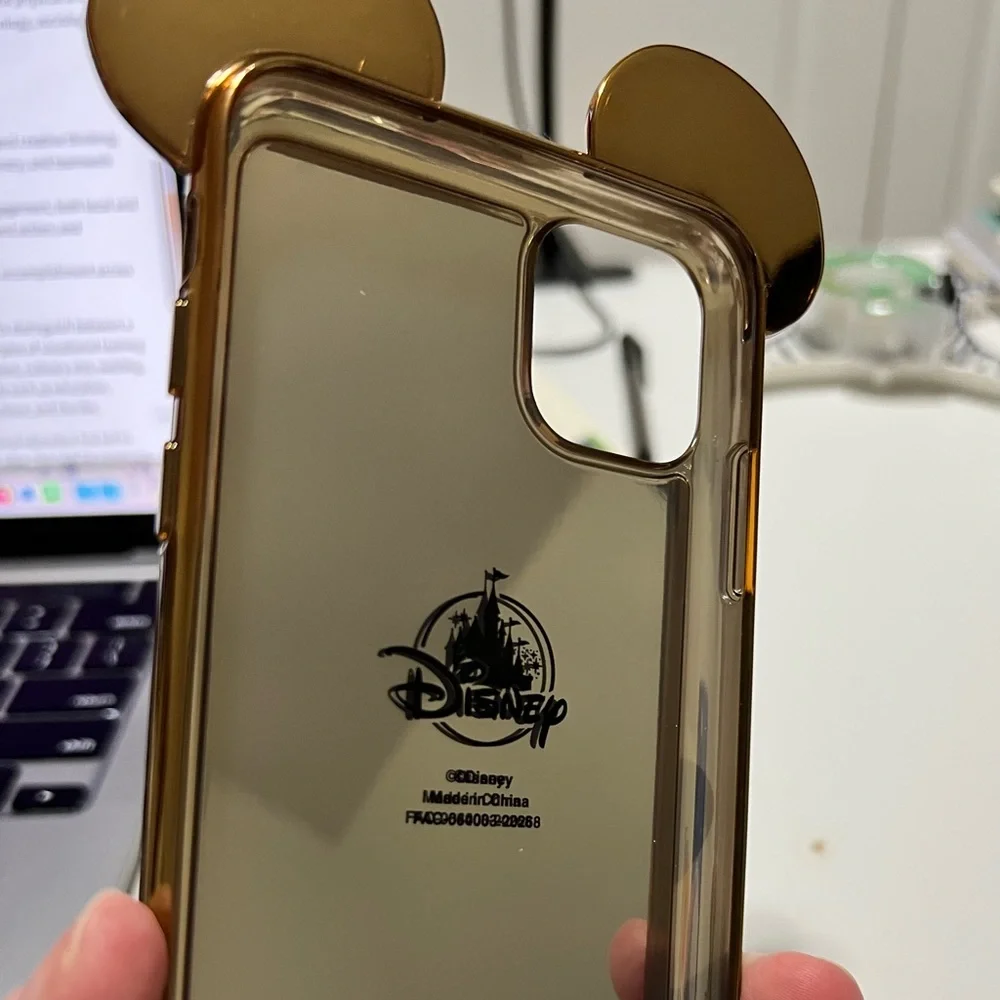 NEW Disney World D-Tech Glitter Mouse Ears iPhone 11 Pro Max Case